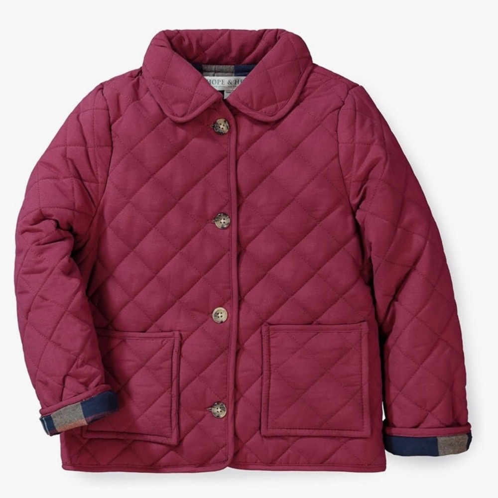 Hope & Henry Girls' Barn Jacket XXS